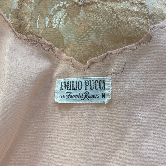 Vintage Emilio Pucci Nightgown & Robe Set Sz M 🍑 - Picture 9 of 12